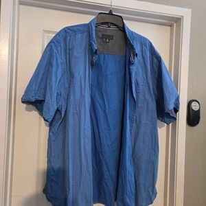 Steve's Jeans Blue Casual Button Down Shirt